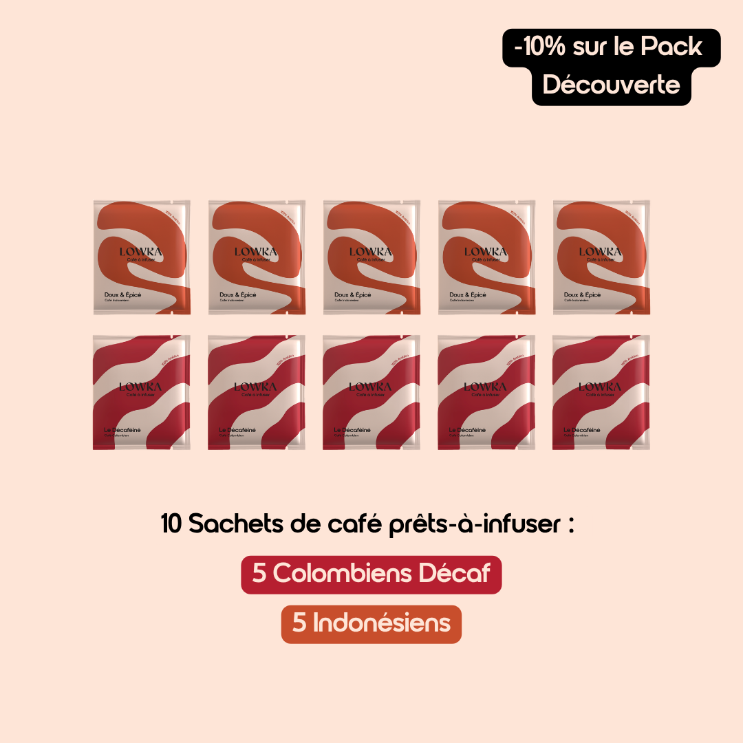 Pack café prêt à infuser