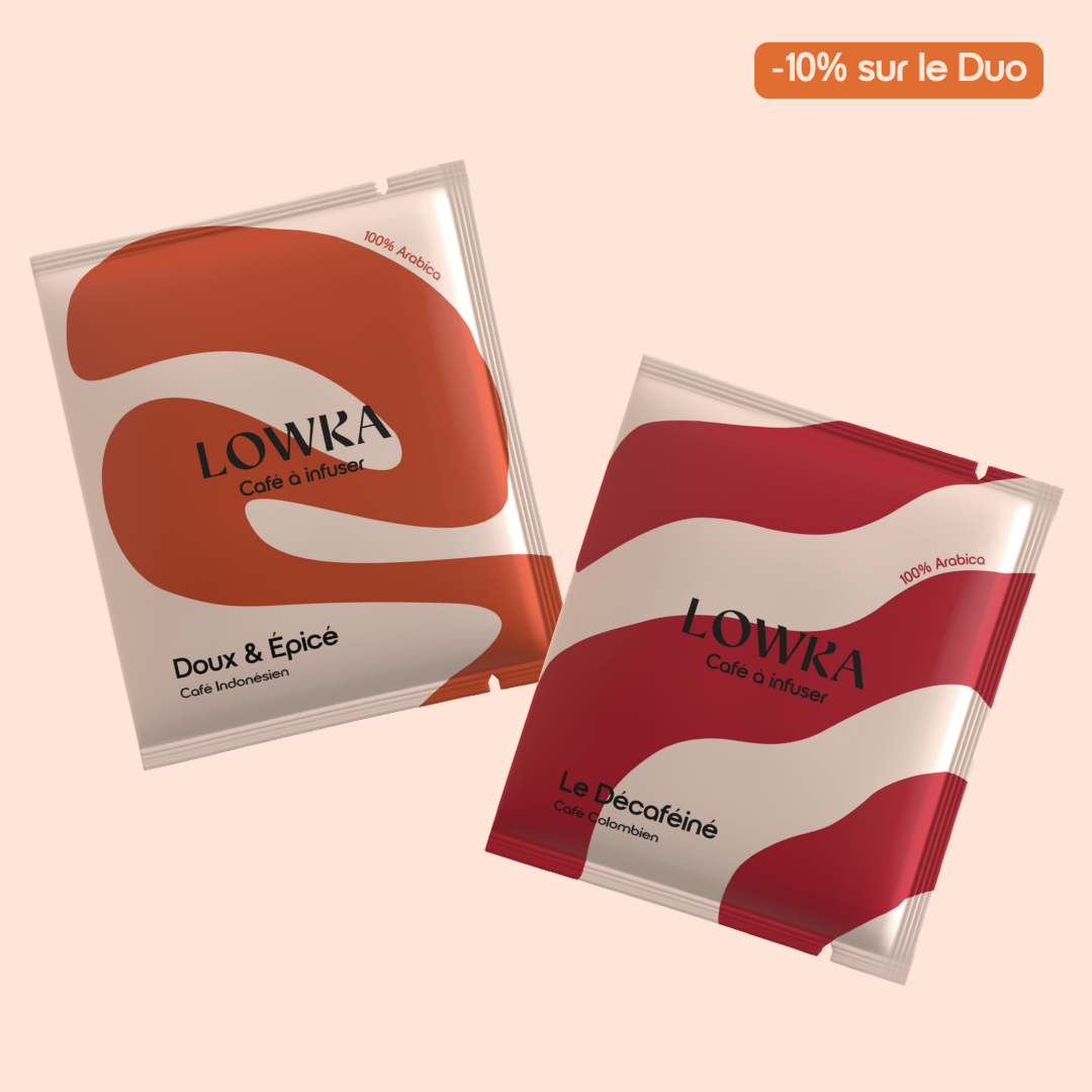 Duo Caféiné & Décaféiné (20 sachets)