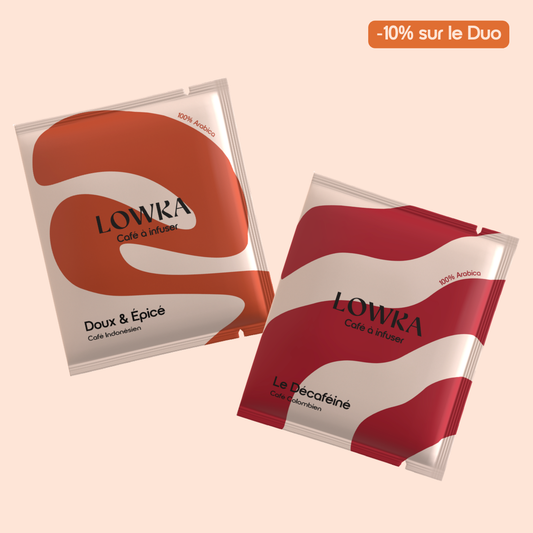 Duo Caféiné & Décaféiné (20 sachets)
